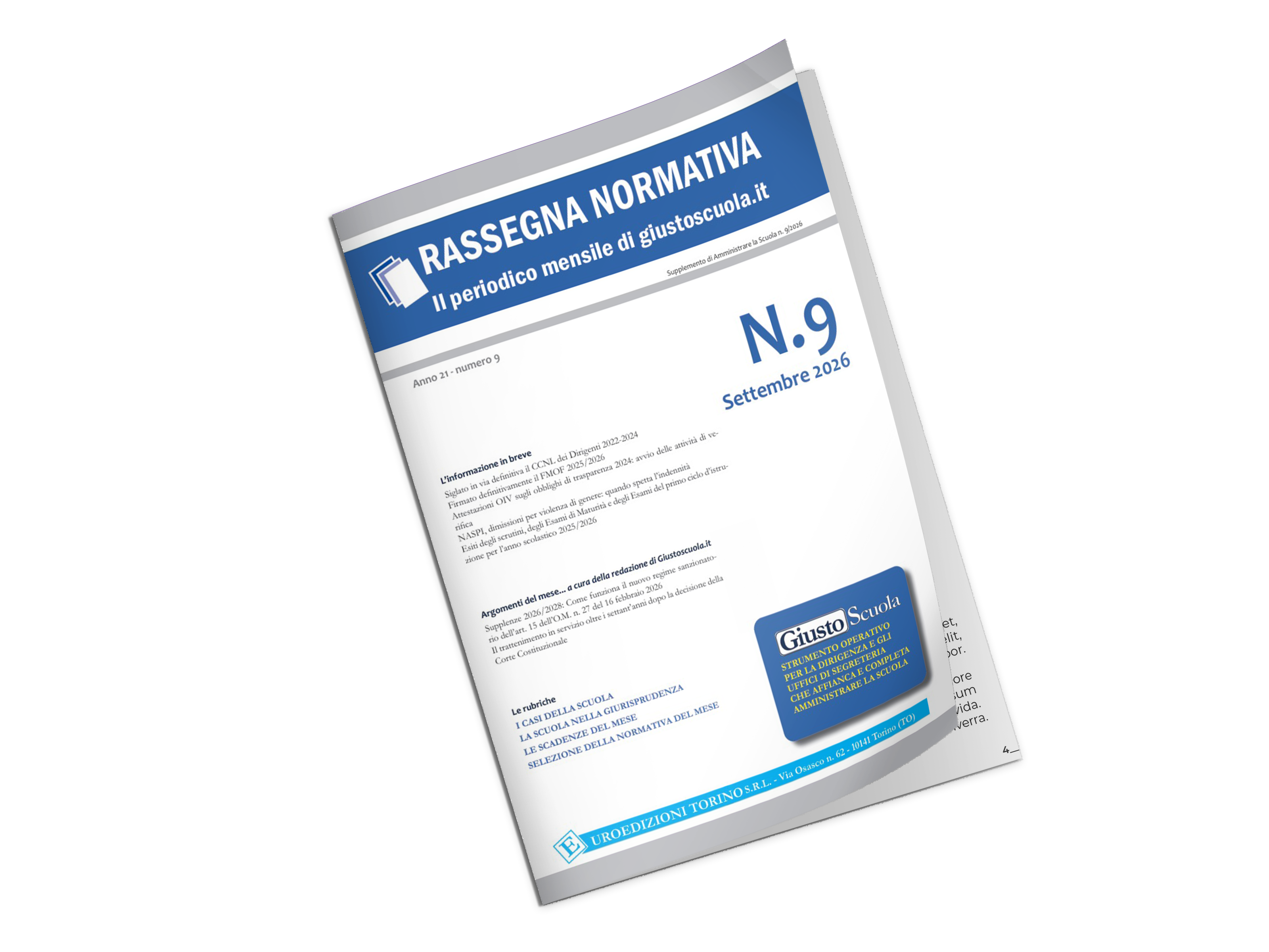 RASSEGNA NORMATIVA N. 9/2026