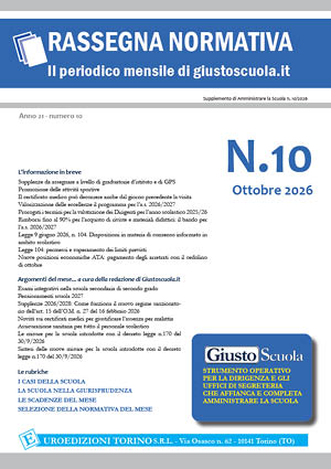 RASSEGNA NORMATIVA N. 10/2026